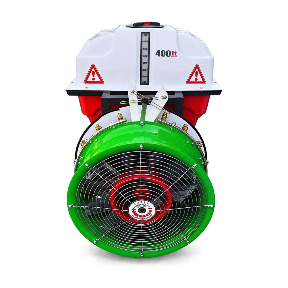 Turbo Atomizer İlaçlama Makinesi – 400 L / Şanzımanlı / Asılır Tip