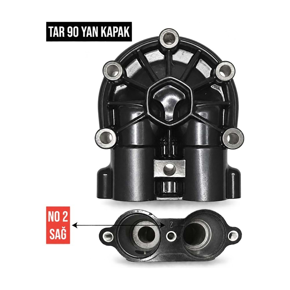 Pompa Membran Kapağı – Sağ (Taral TAR90 Uyumlu)