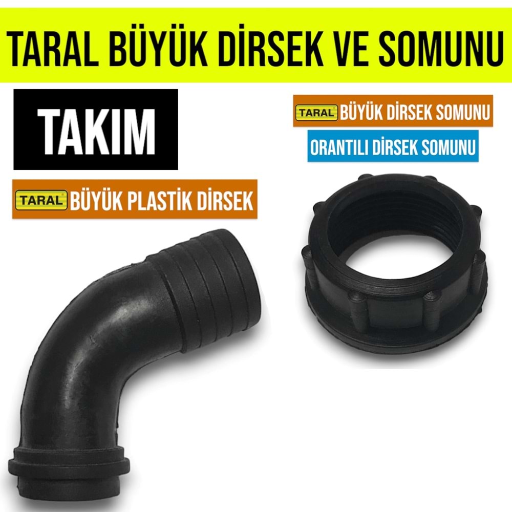 TARAL BÜYÜK DİRSEK VE SOMUNU TAKIM