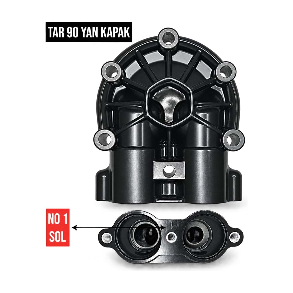 Pompa Membran Kapağı – Sol (Taral TAR90 Uyumlu)