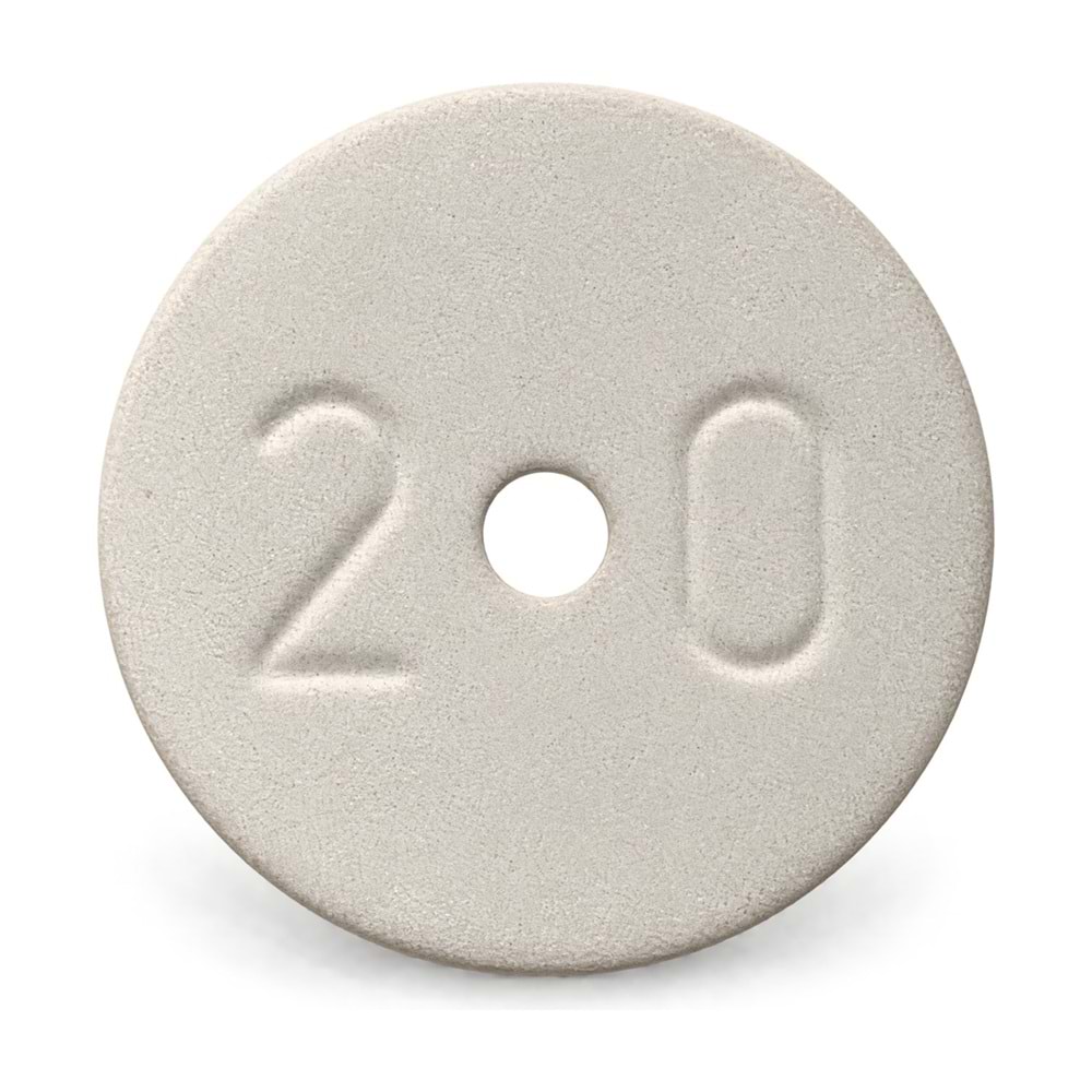 Seramik Plaket – Çap 15 mm / Delik 2 mm