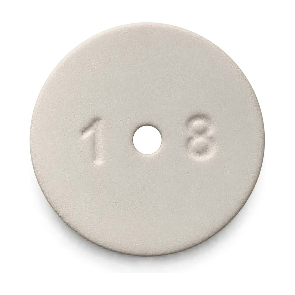 Seramik Plaket – Çap 15 mm / Delik 1,8 mm
