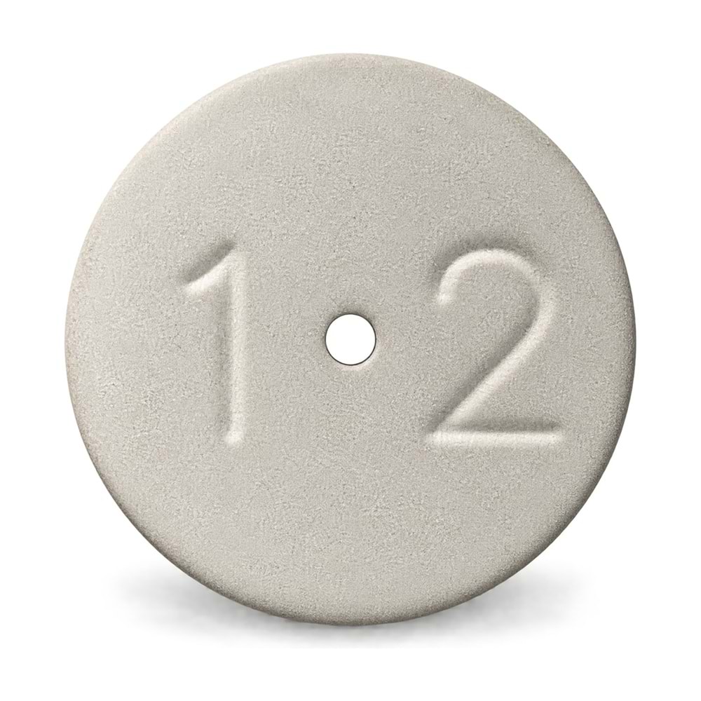 Seramik Plaket – Çap 15 mm / Delik 1,2 mm