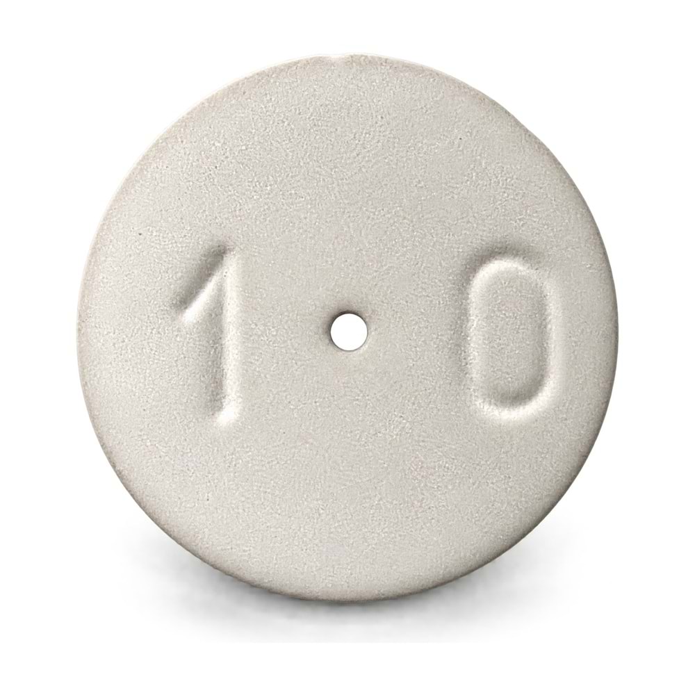 Seramik Plaket – Çap 15 mm / Delik 1 mm