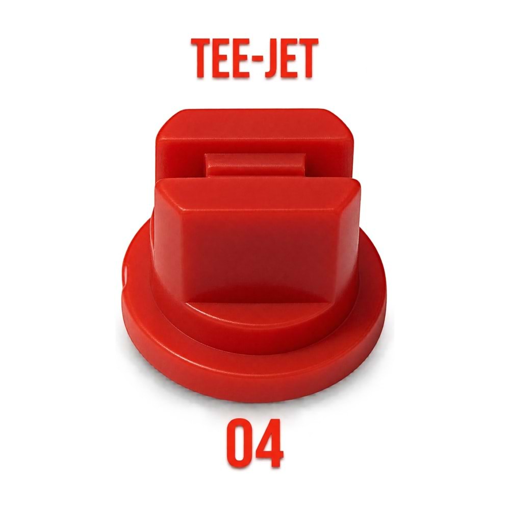 Tee-Jet Uç – No:04 / Kırmızı