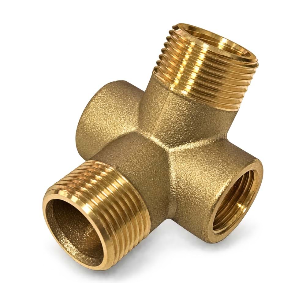 Pompa Manifold Dirsek – 4 Çıkışlı / Pirinç (YBSPUMP YP-145 Uyumlu)