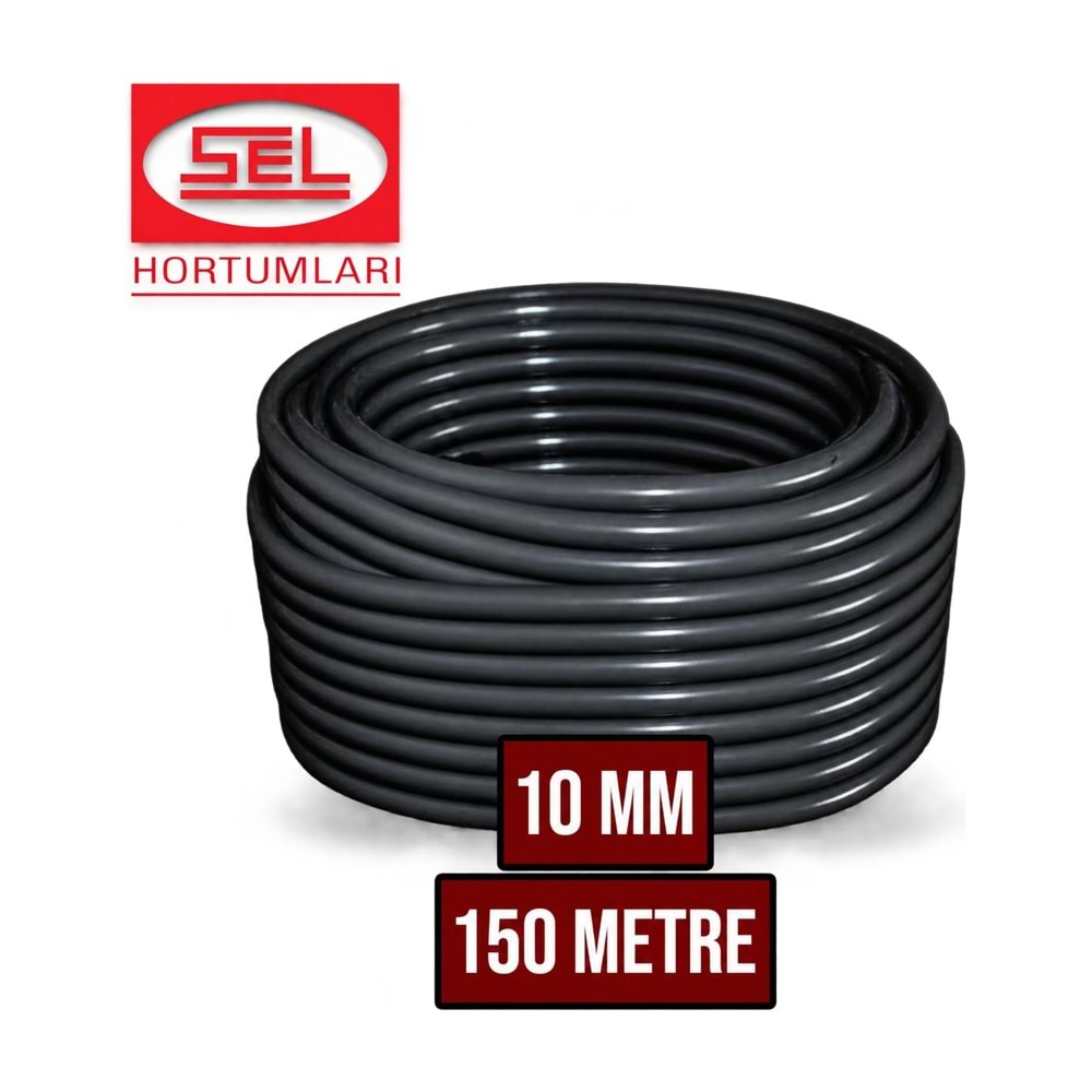 Sel Hortum – 10 mm / Siyah / Top: 150 m