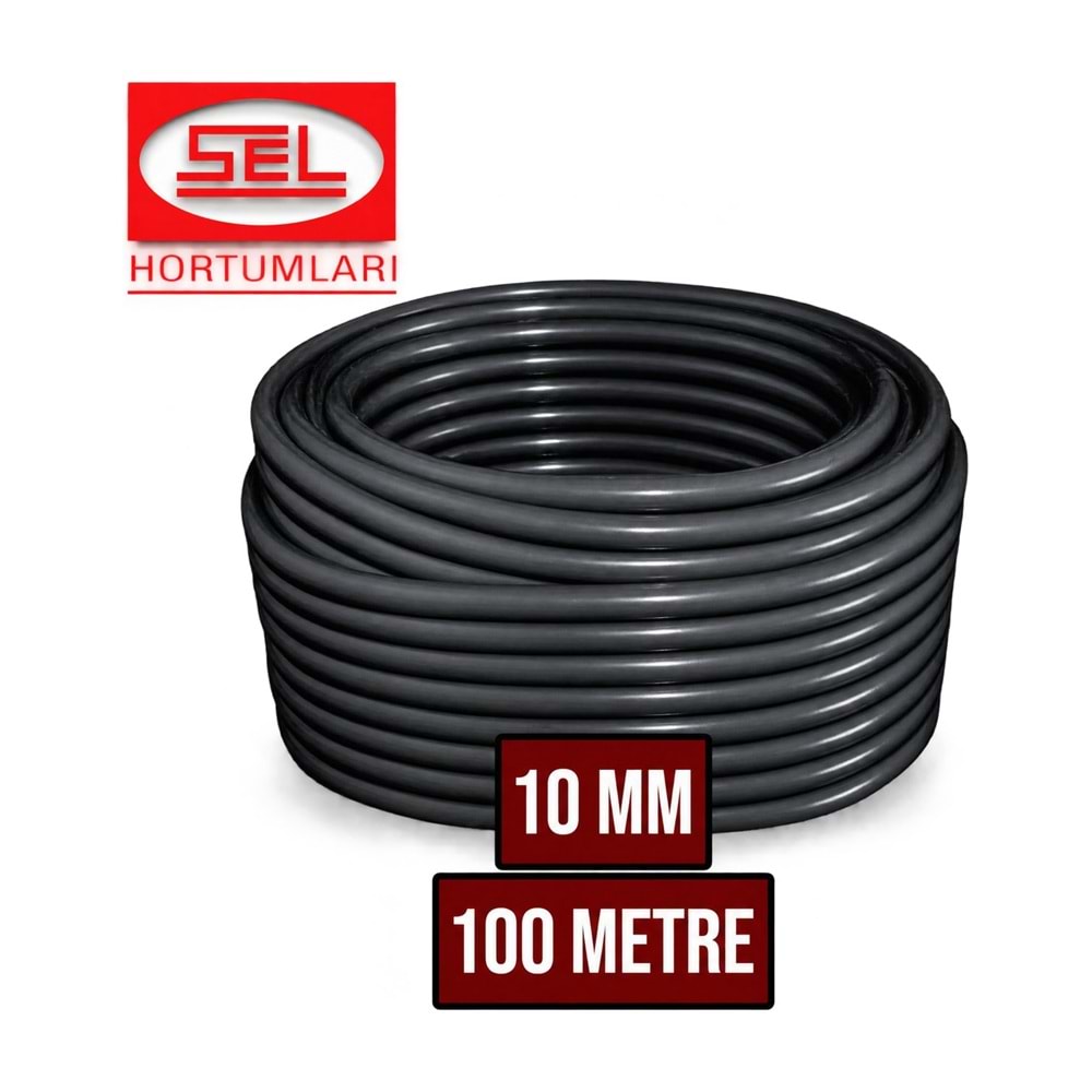 Sel Hortum – 10 mm / Siyah / Top: 100 m
