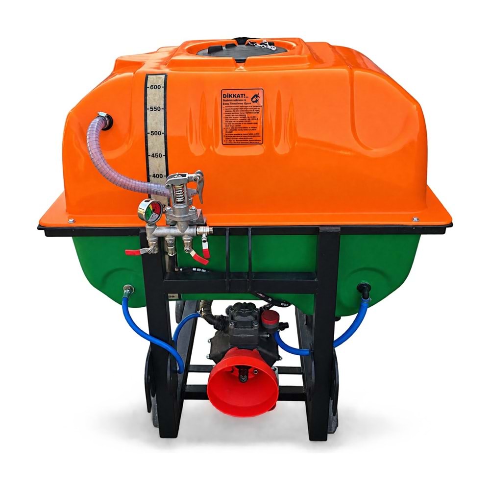 Bahçe İlaçlama Makinesi – 600 L Polyester Depo / Çıplak / Asılır Tip