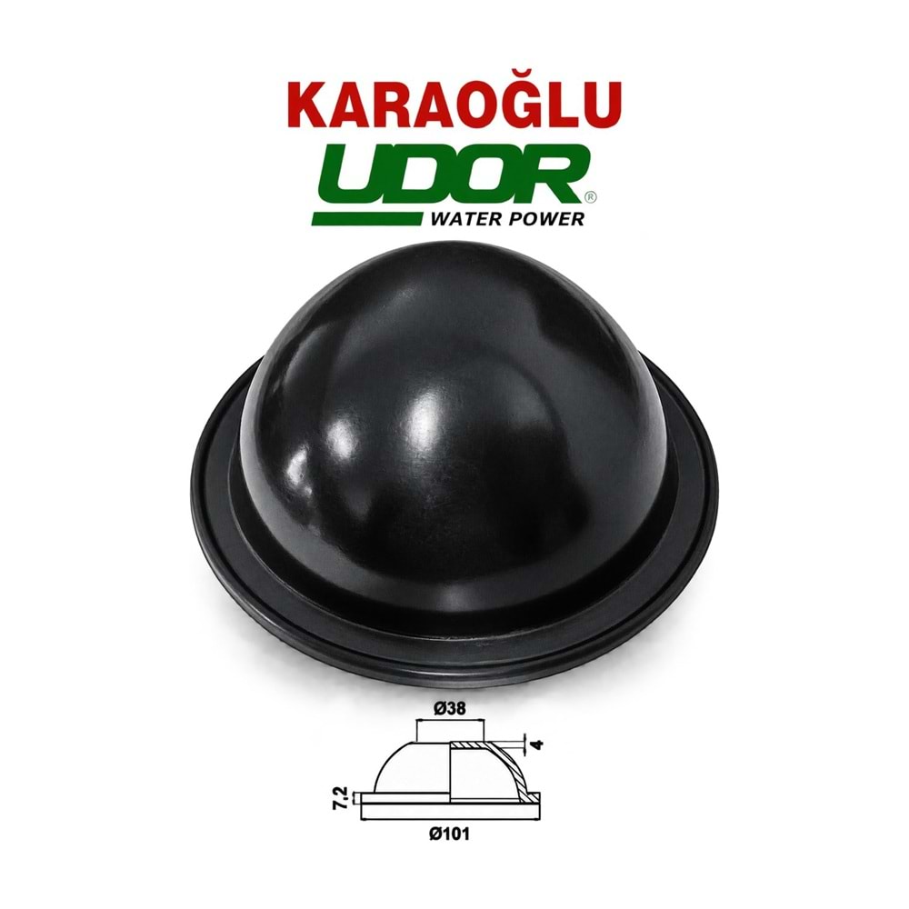 Hava Tüpü Membran Lastik (Karaoğlu / Udor Uyumlu)