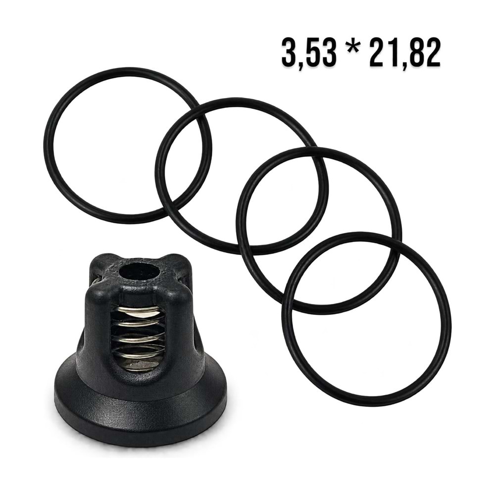 Pompa O-ring Sibop (Valf) – Siyah / 21×83×53