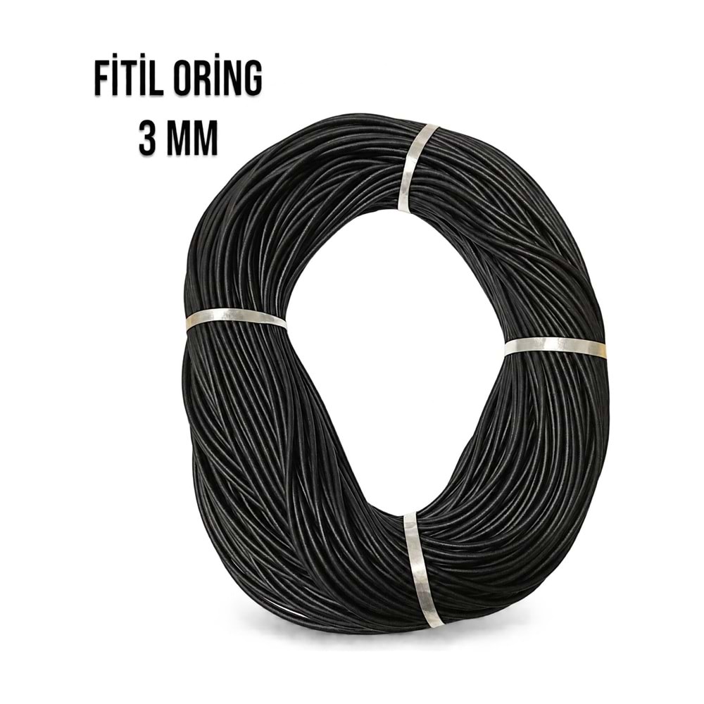 O-Ring Fitili (Kordon) – 3 mm