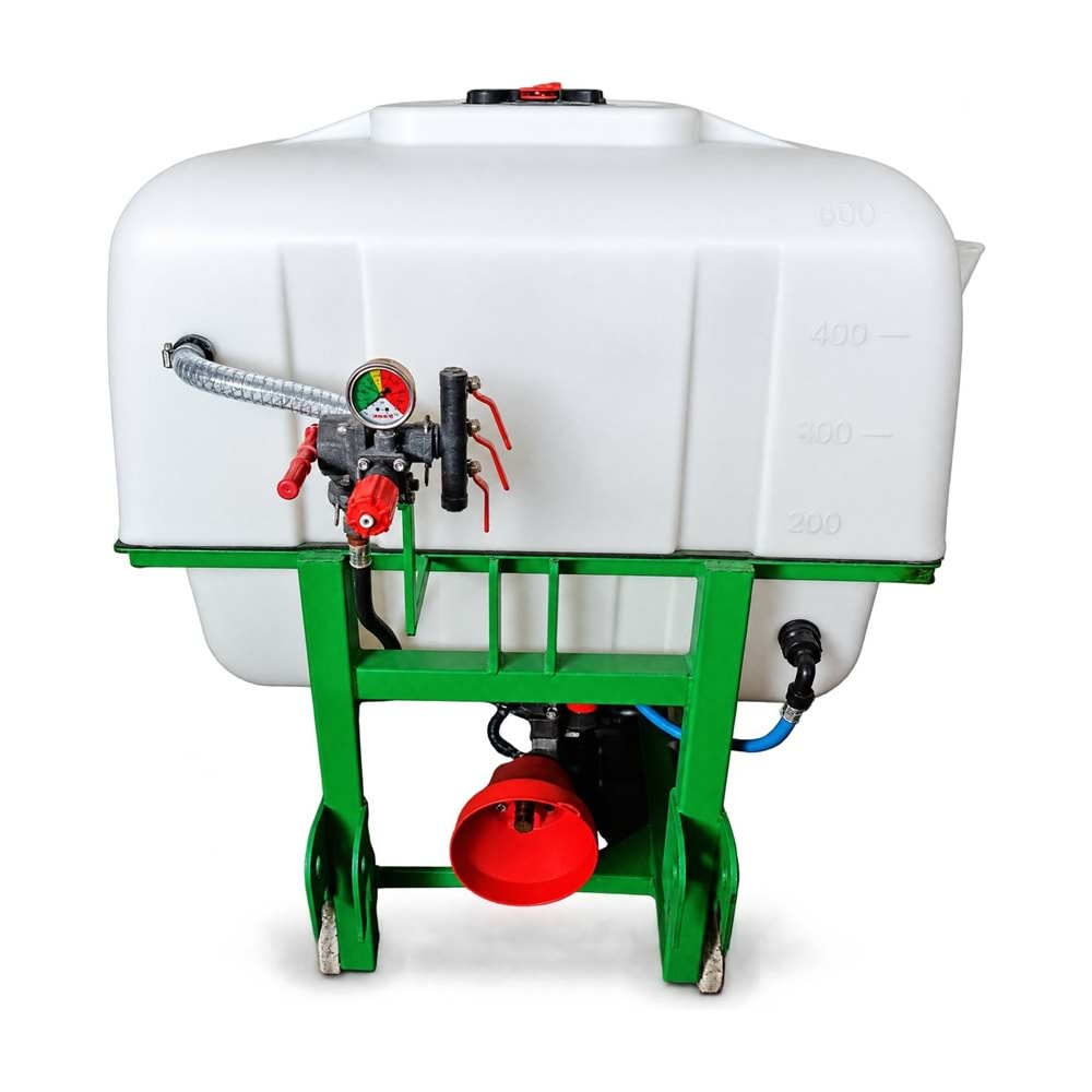 Tarla İlaçlama Makinesi – 600 L / Plastik Depo / Çıplak / Asılır Tip