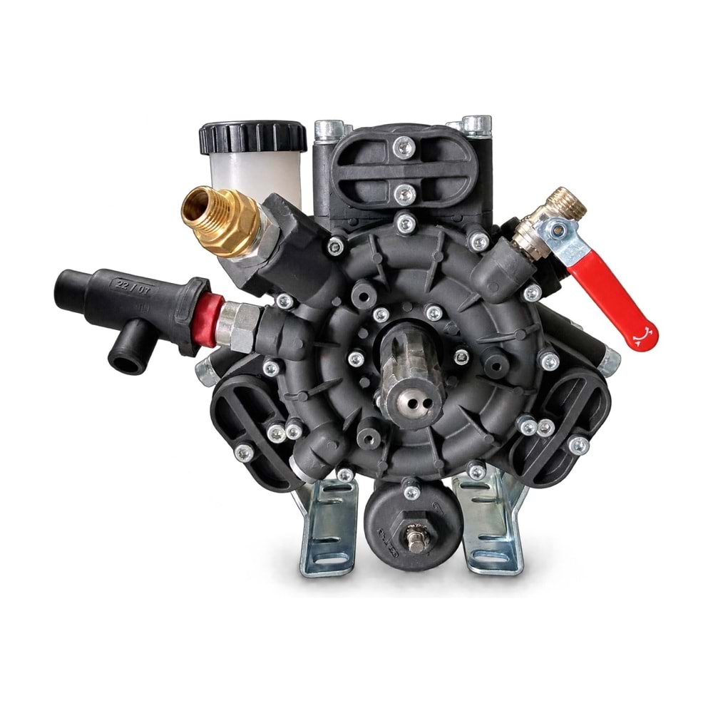 YBSPUMP YP-70 3 Membranlı Pompa – Önden Manifoldlu / Hava Tüplü