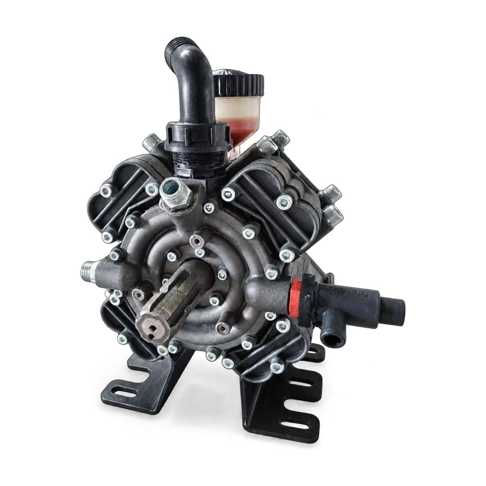 YBSPUMP YP-80 4 Membranlı Pompa – Önden Manifoldlu / Düz Mil