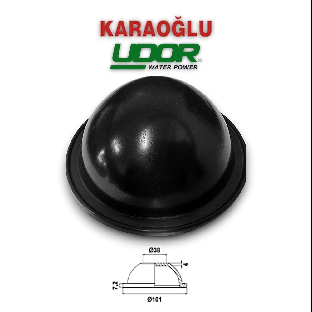 HAVA KABI MEMBRAN LASTİK KARAOĞLU( 2 ADET )