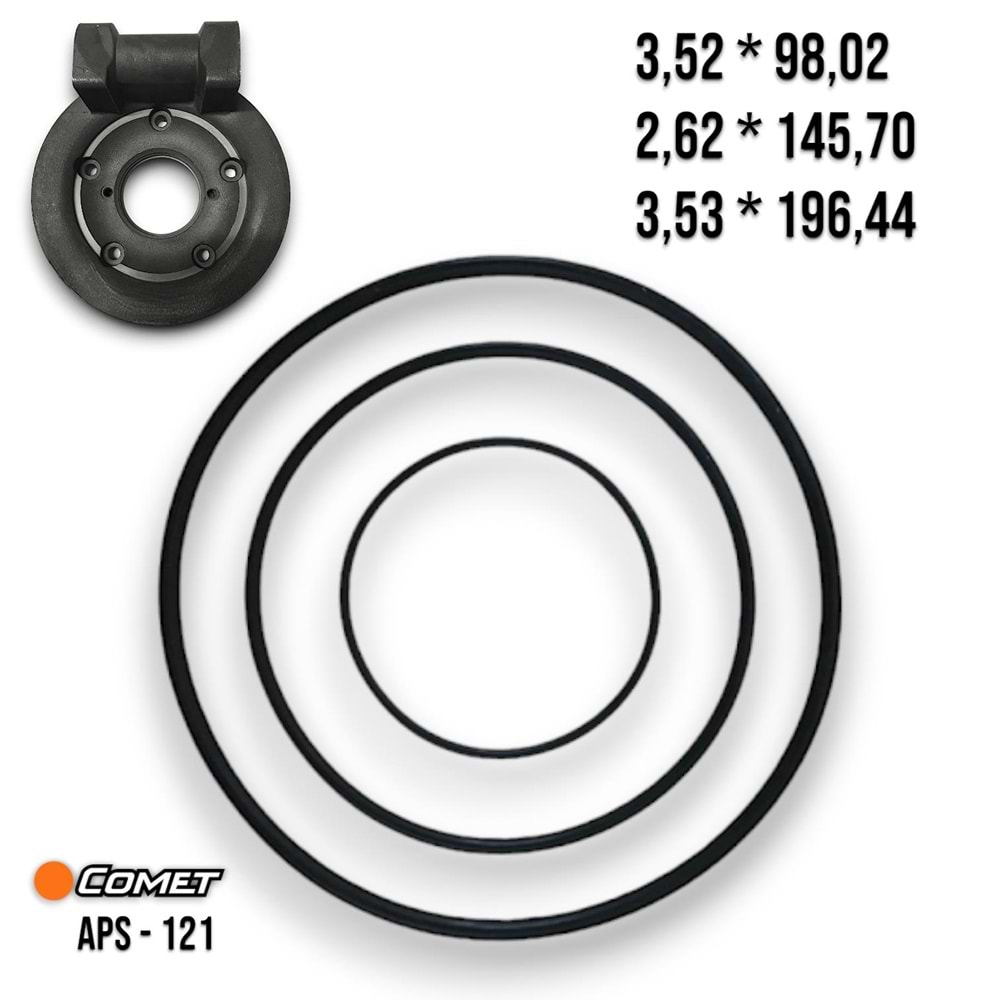 ORİNG COMET 121 POMPA ARKA MANİFOLT KAPAK