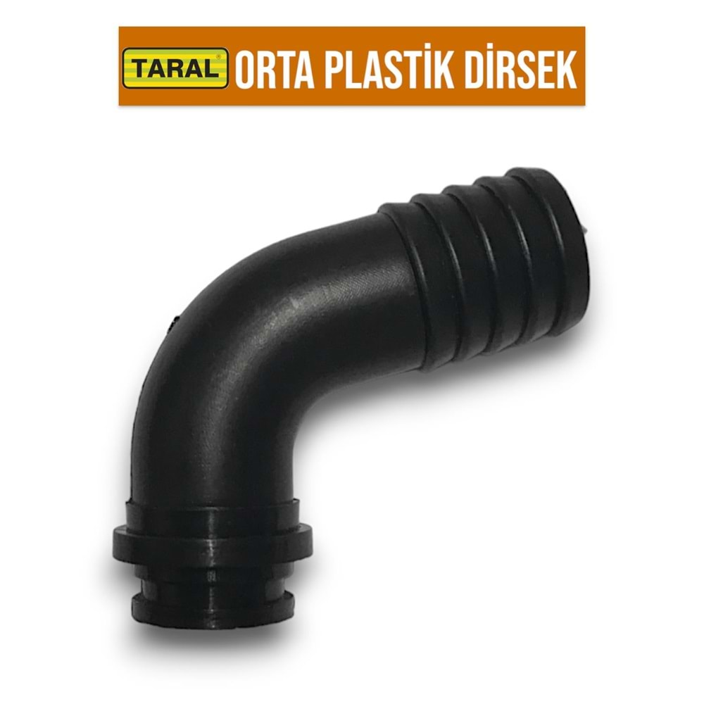 TARAL ORTA PLASTİK DİRSEK