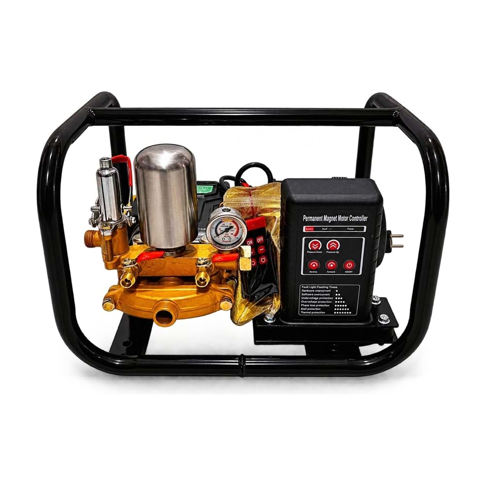 Seyyar İlaçlama Makinesi – 1,1 kW Elektrik (Servo) Motorlu / FN 22 Pompalı / Akuple / Uzaktan Kumandalı