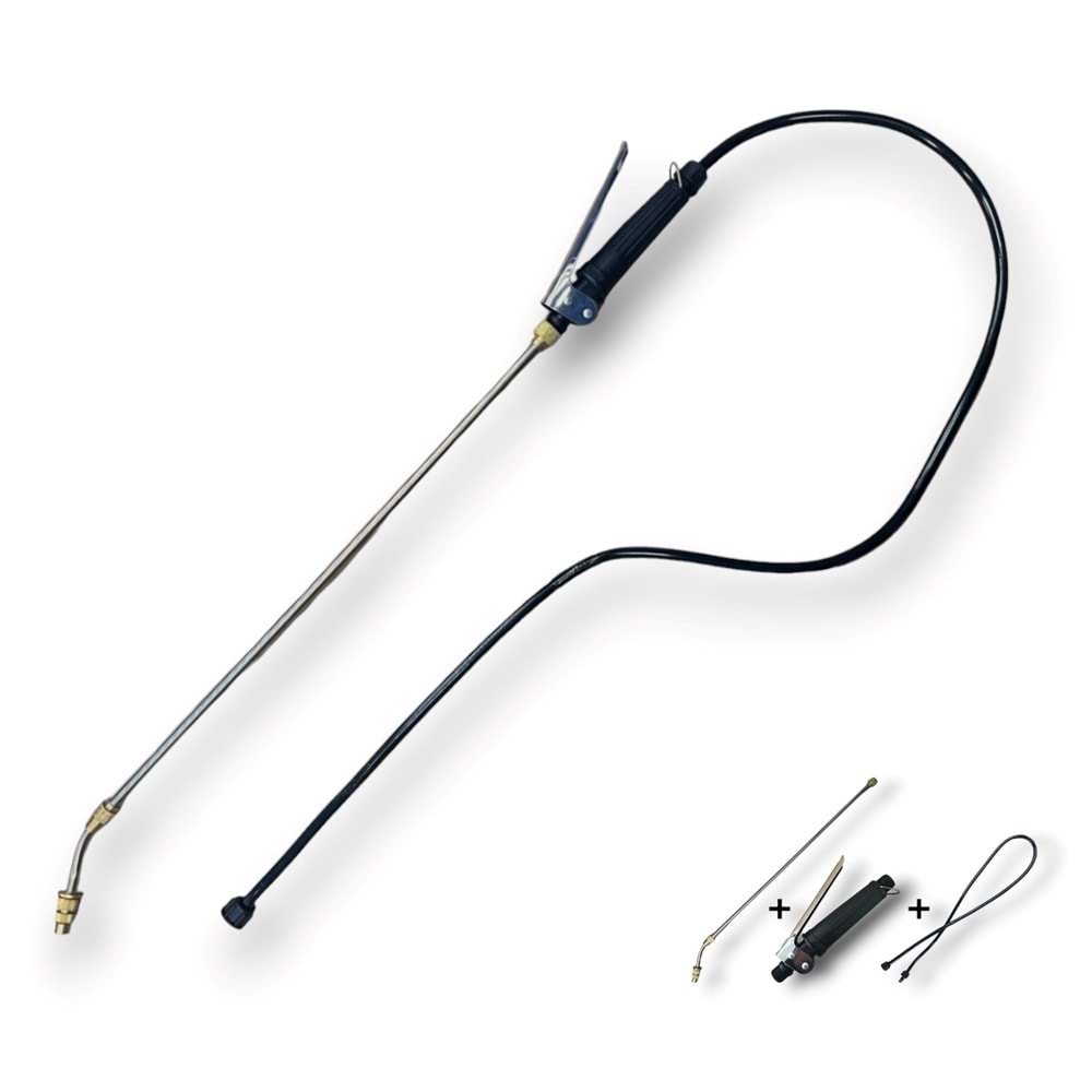 PLASTİK TULUMBA MARKUÇ KROM KABZE - TELESKOPİK BORU ( 2 ADET )