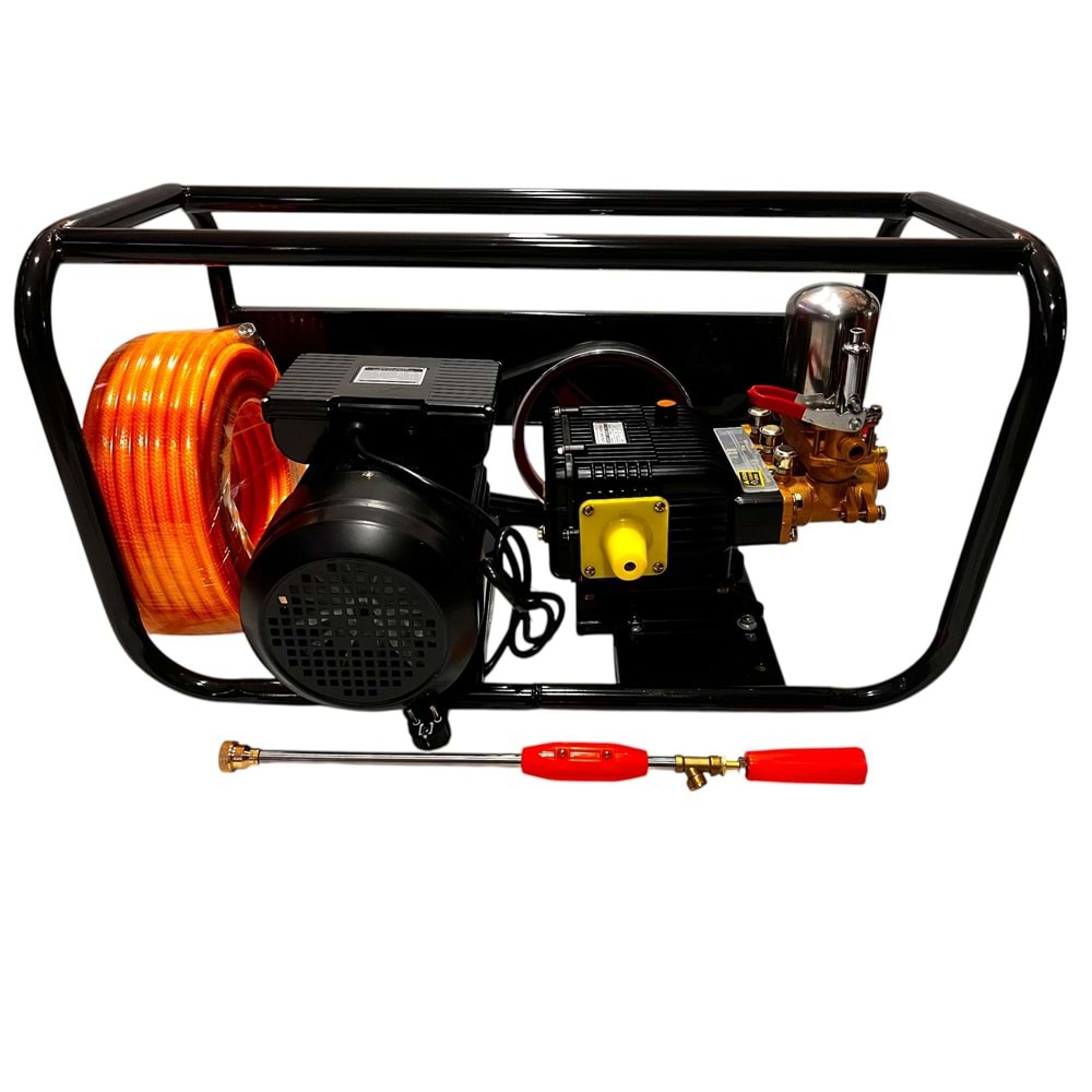 SEYYAR TİP İLAÇLAMA ŞERBETLEME MAKİNASI 2.2 KW ELEKTRİK MOTOR FN 30 POMPA