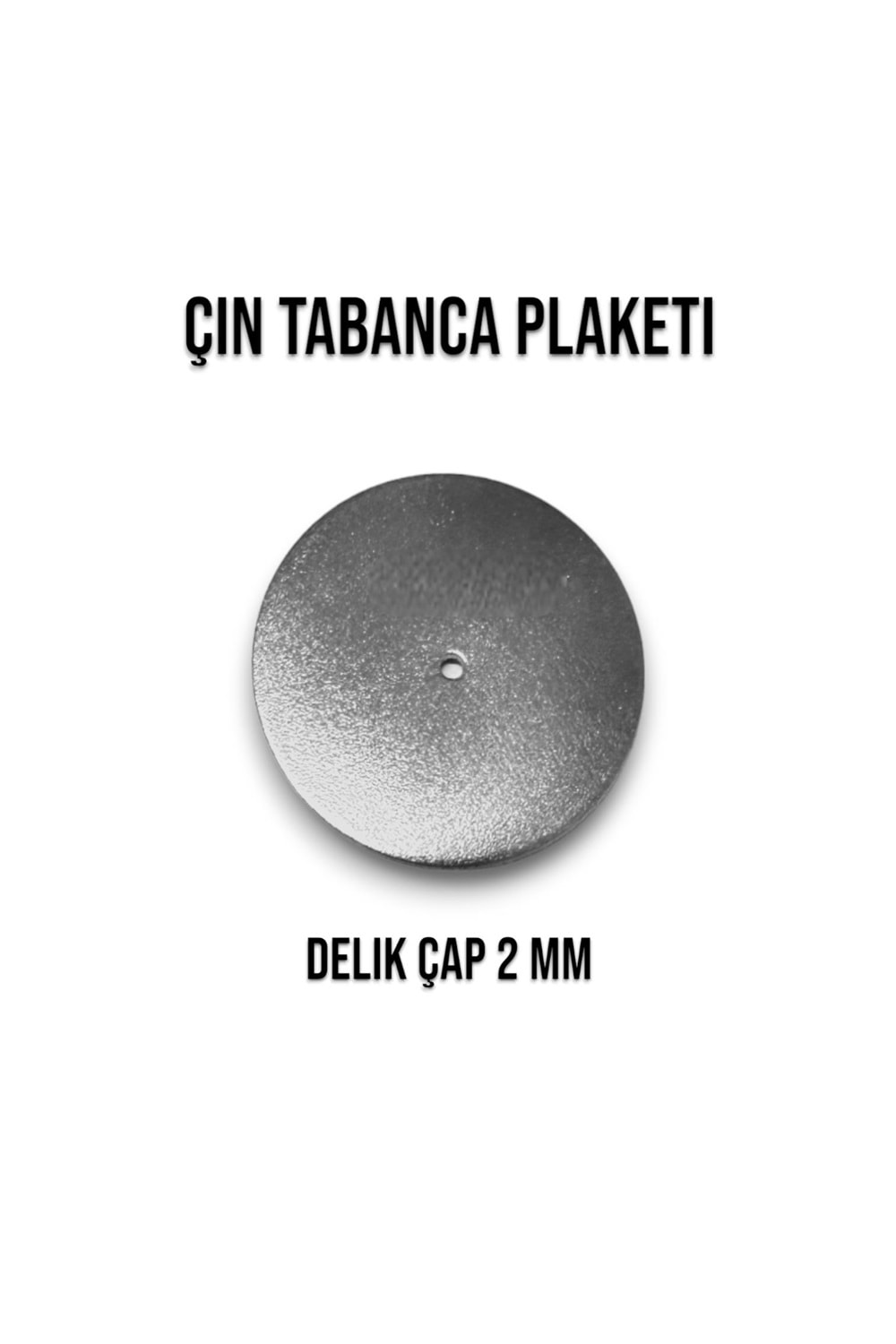 TABANCA PLAKET KROM ÇİN 2 MM