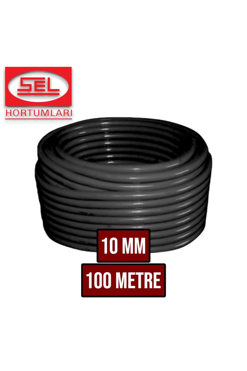 HORTUM 10 MM SEL SİYAH 100 MT