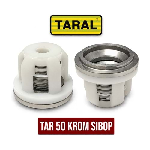 Pompa Sibop (Valf) – Krom / Kromajlı (Taral TAR50-TAR85 Uyumlu)