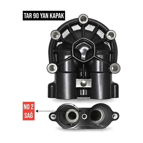 Pompa Membran Kapağı – Sağ (Taral TAR90 Uyumlu)