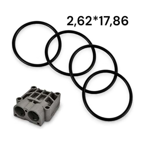 Pompa O-ring Membran Kapağı – 2,62×17,86 mm (YBSPUMP YP-70-80 Uyumlu)