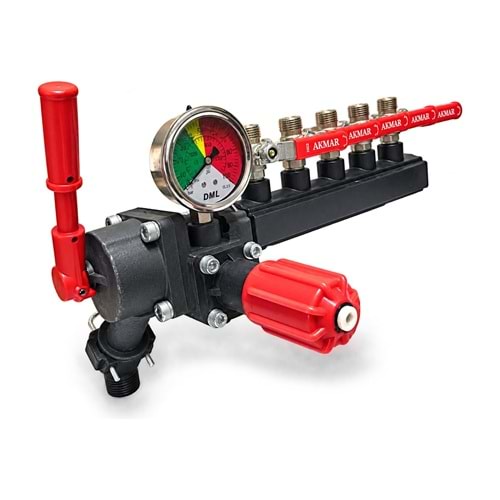 VDR 50 Diyaframlı Regülatör – 5 Çıkışlı / Yatay Musluklu (Emek İş)