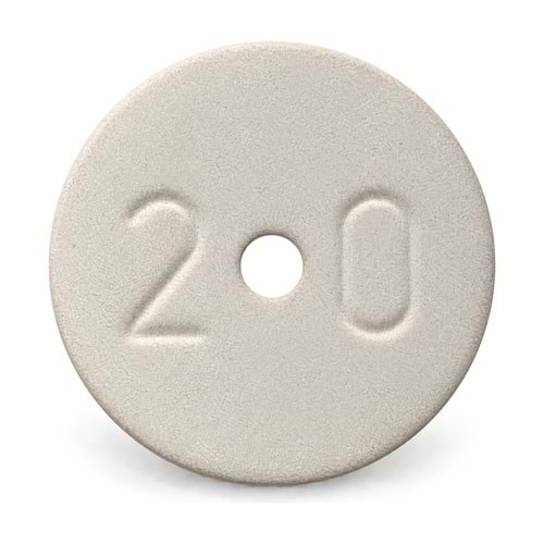 Seramik Plaket – Çap 15 mm / Delik 2 mm