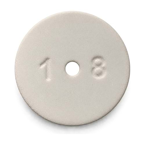 Seramik Plaket – Çap 15 mm / Delik 1,8 mm