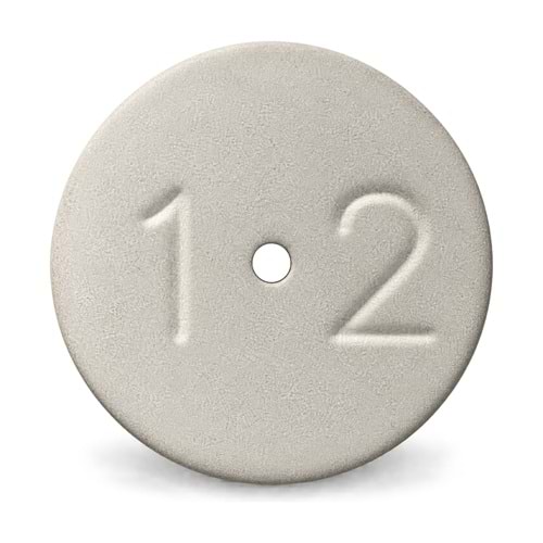 Seramik Plaket – Çap 15 mm / Delik 1,2 mm