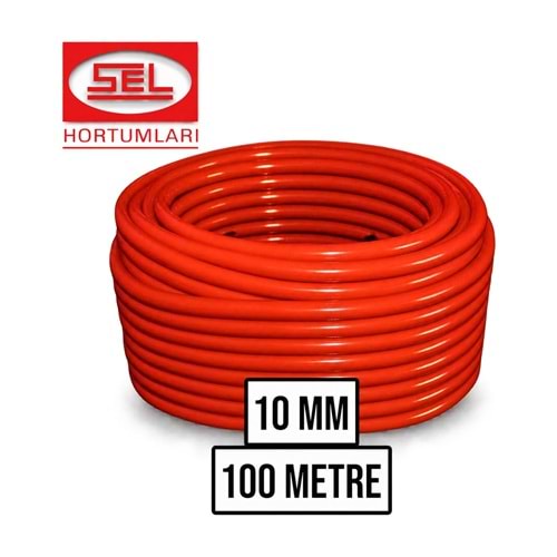 Sel Hortum – 10 mm / Kırmızı / Top: 100 m