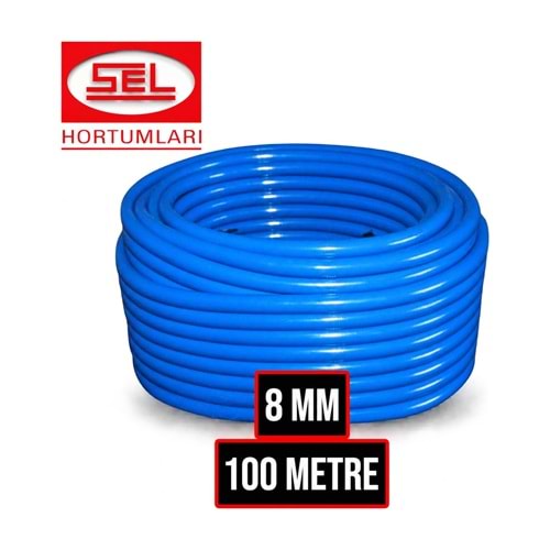 Sel Hortum – 8 mm / Mavi / Top: 100 m