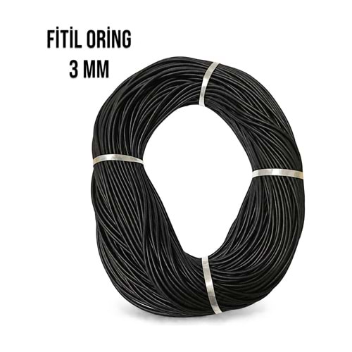 O-Ring Fitili (Kordon) – 3 mm