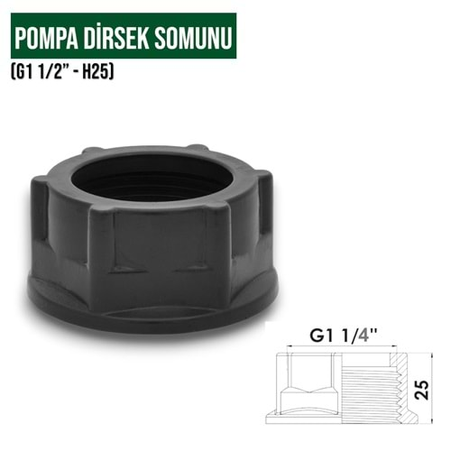 POMPA DİRSEK SOMUNU