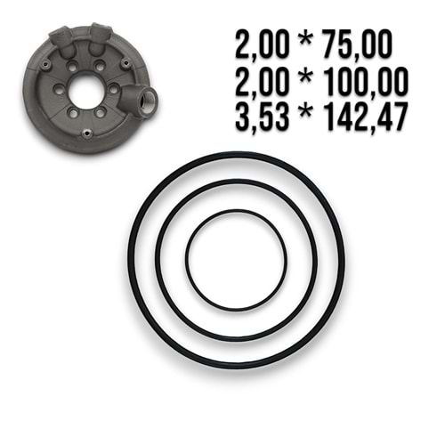 COMET TİPİ 3-4 MEMBRAN POMPA MANİFOLT ORİNG TAKIMI