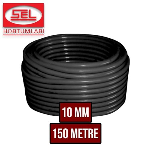 HORTUM 10 MM SEL SİYAH 150 MT