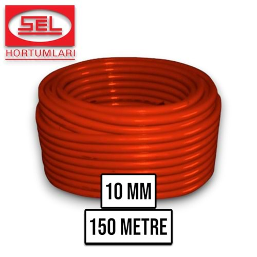 HORTUM 10 MM SEL KIRMIZI 150 MT.