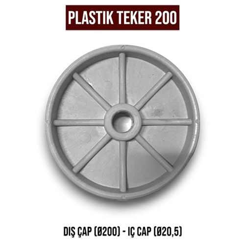 PLASTİK TEKER 200