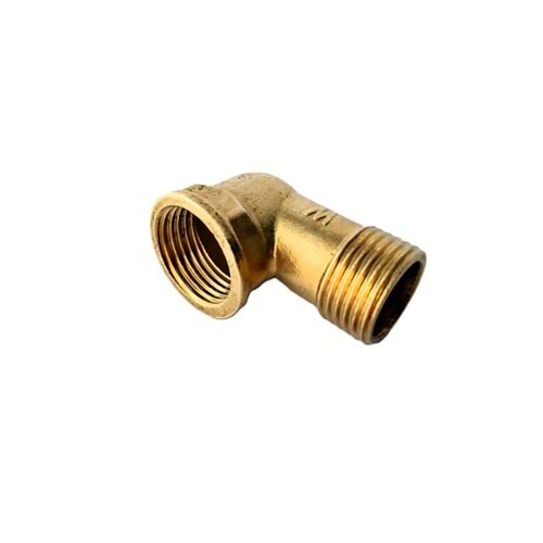 KUYRUKLU DİRSEK KROM 1/2 ERKEK - 1/2 DİŞİ