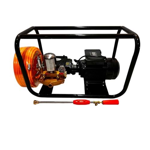 SEYYAR TİP İLAÇLAMA ŞERBETLEME MAKİNASI 2.2 KW ELEKTRİK MOTOR FN 30 POMPA AKUPLE