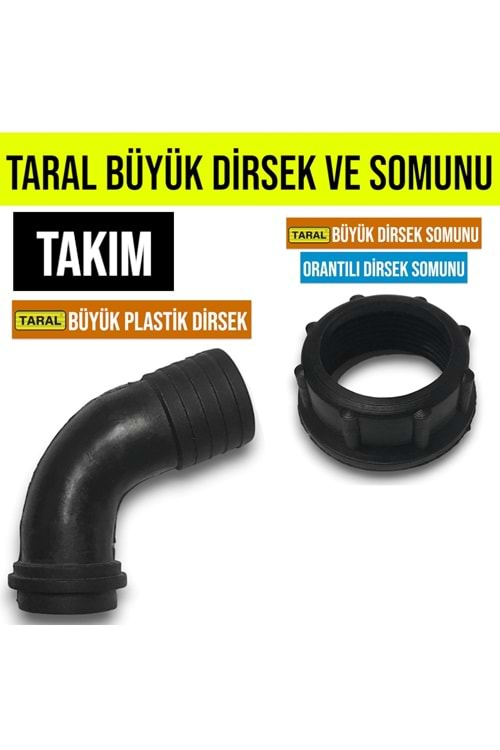 TARAL BÜYÜK DİRSEK VE SOMUNU TAKIM