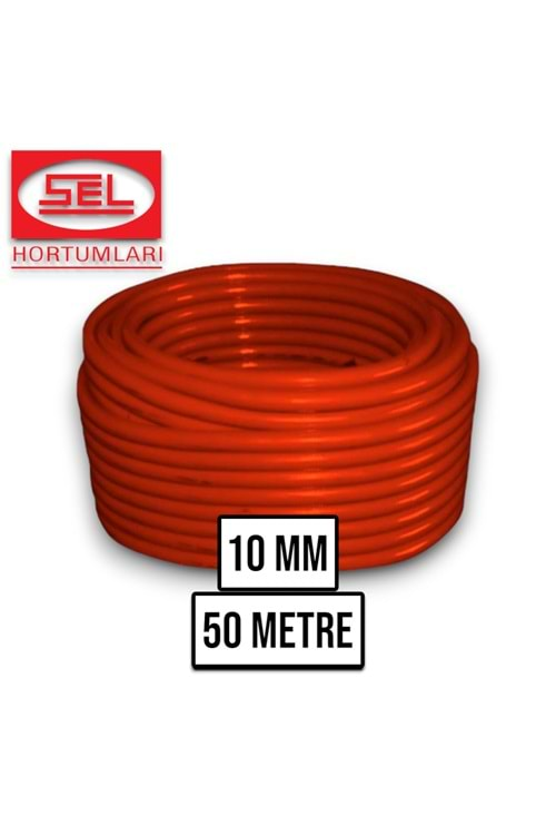 HORTUM 10 MM SEL KIRMIZI 50 MT