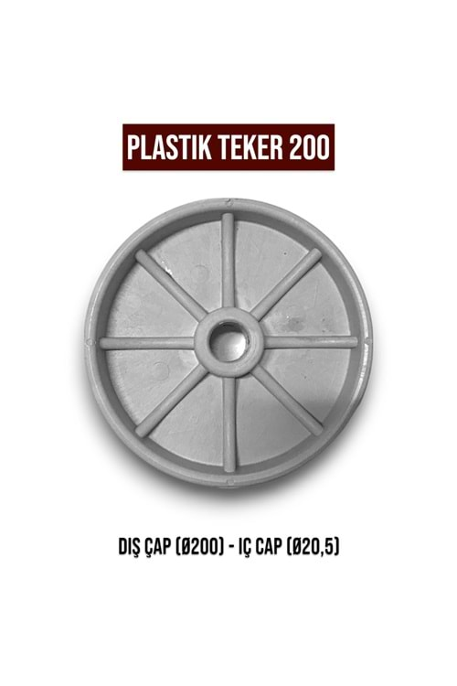 PLASTİK TEKER 200