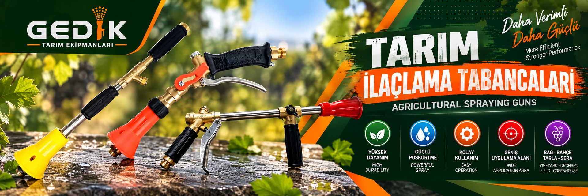 Tarım İlaçlama Tabancaları