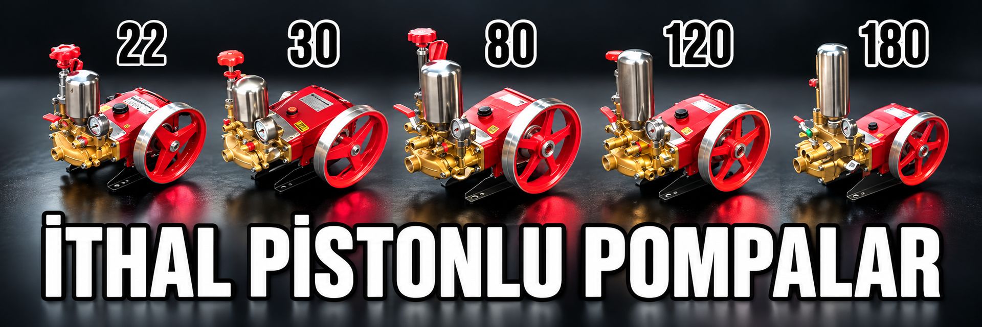 İthal Pistonlu Pompalar