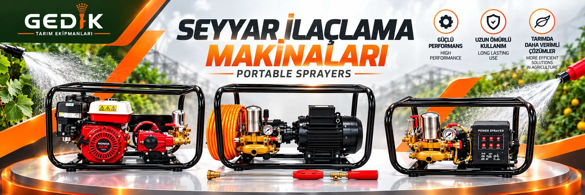 Seyyar İlaçlama Makinaları